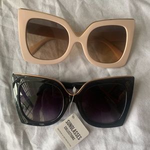 2 Pairs of Fashion Sunglasses